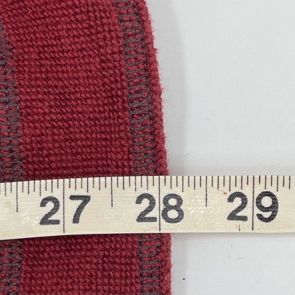 Tommy Bahama Jeans Reversible Red 1/4 Zip Sweater Mens Size XL *See Measurements - Picture 9 of 11